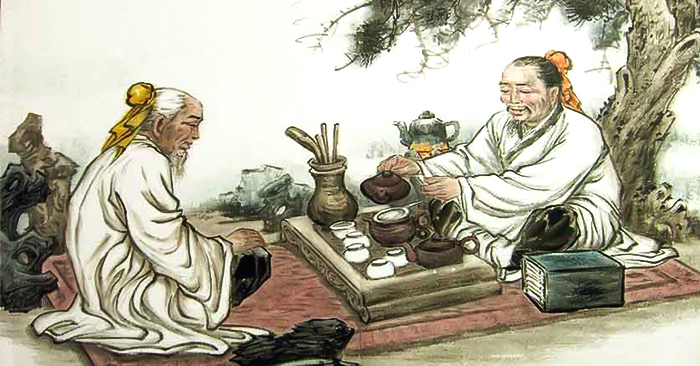 Công Phụ cùng bạn hiền. (Ảnh: wikipedia.org)